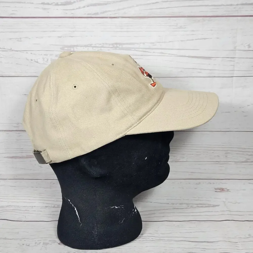 Cleveland Browns Hat Sportsman Brownie Elf Men's Adjustable Khaki Cotton